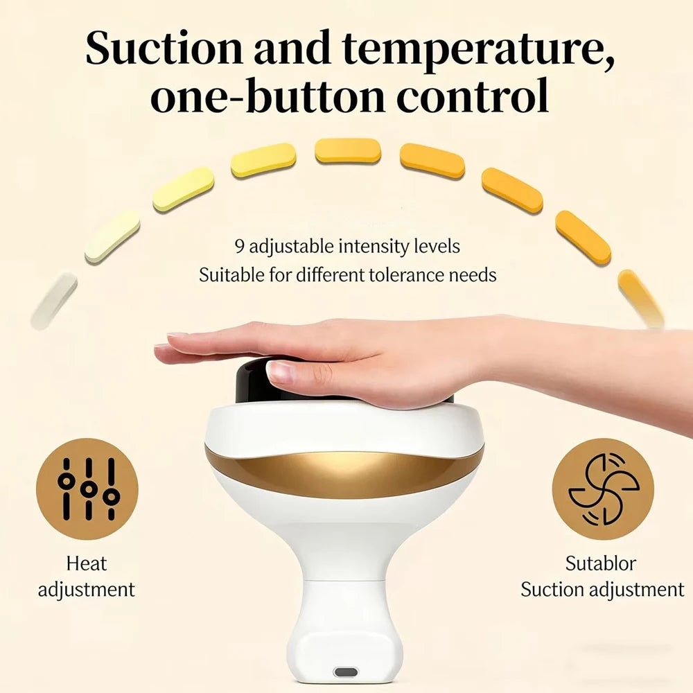 Electric Massage Brush, Universal Body Dredging Device, Scraper, Household Abdominal And Back Massager Scraping Device