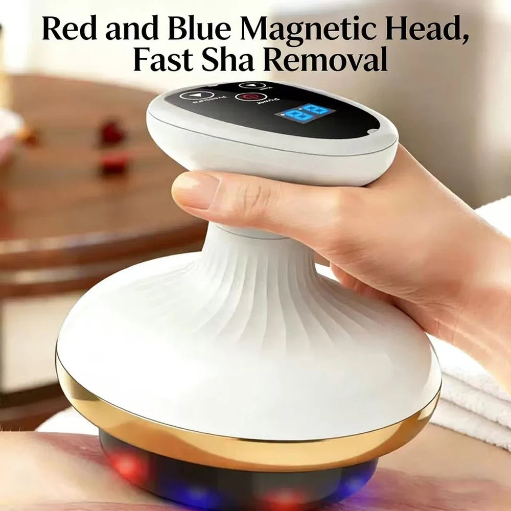 Electric Massage Brush, Universal Body Dredging Device, Scraper, Household Abdominal And Back Massager Scraping Device